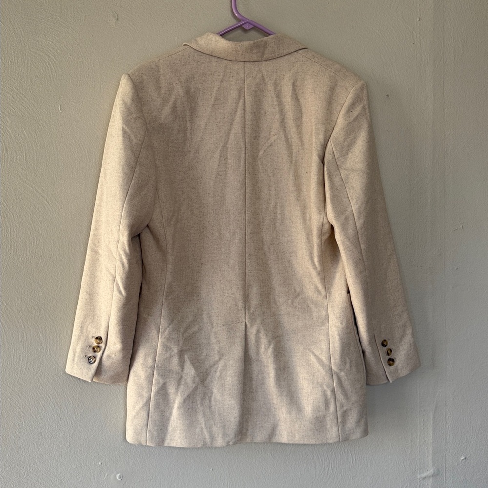 NWT Mango Classic Tan Blazer XS - Picture 5 of 5